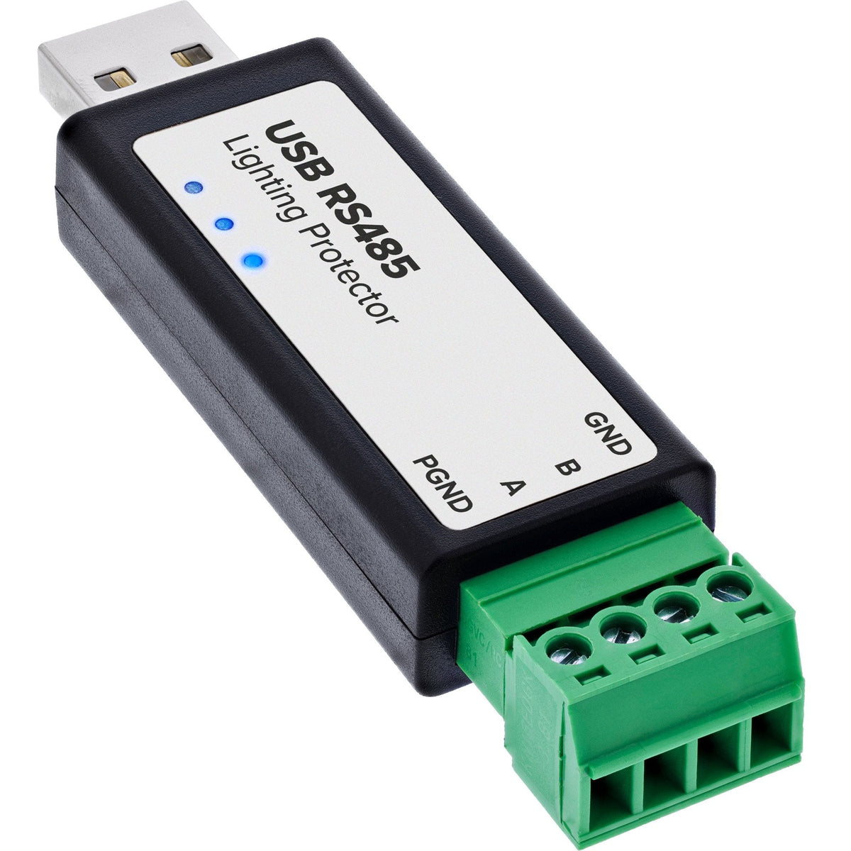 Conversor Usb A Serie ( Rs-485 ) De 1 Puertos Borna De 4 Pins  Chipset: Ftdi Ft232rnl Con Protección Contra Rayos