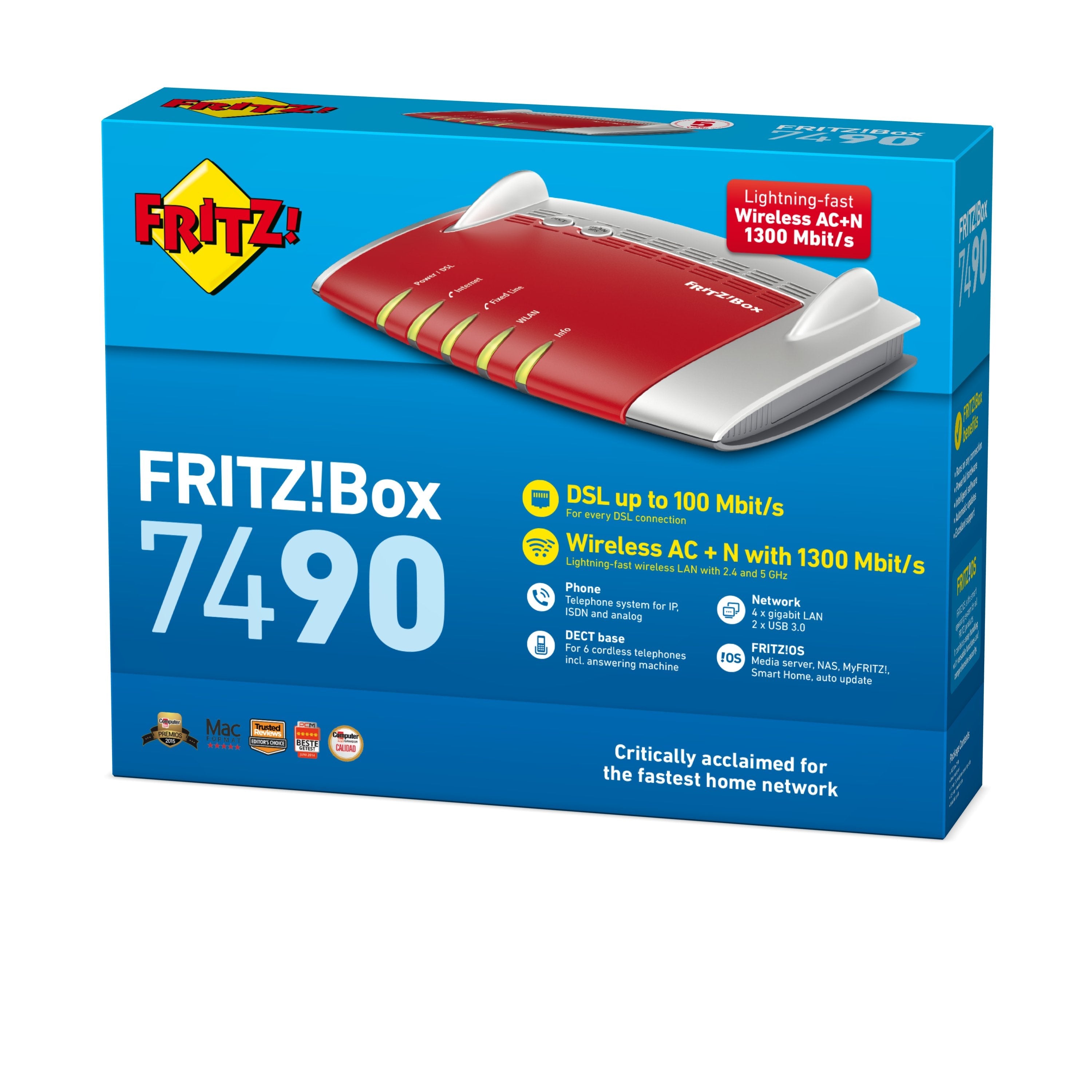 Avm Modem/Router/Centralita Fritz!Box 7490