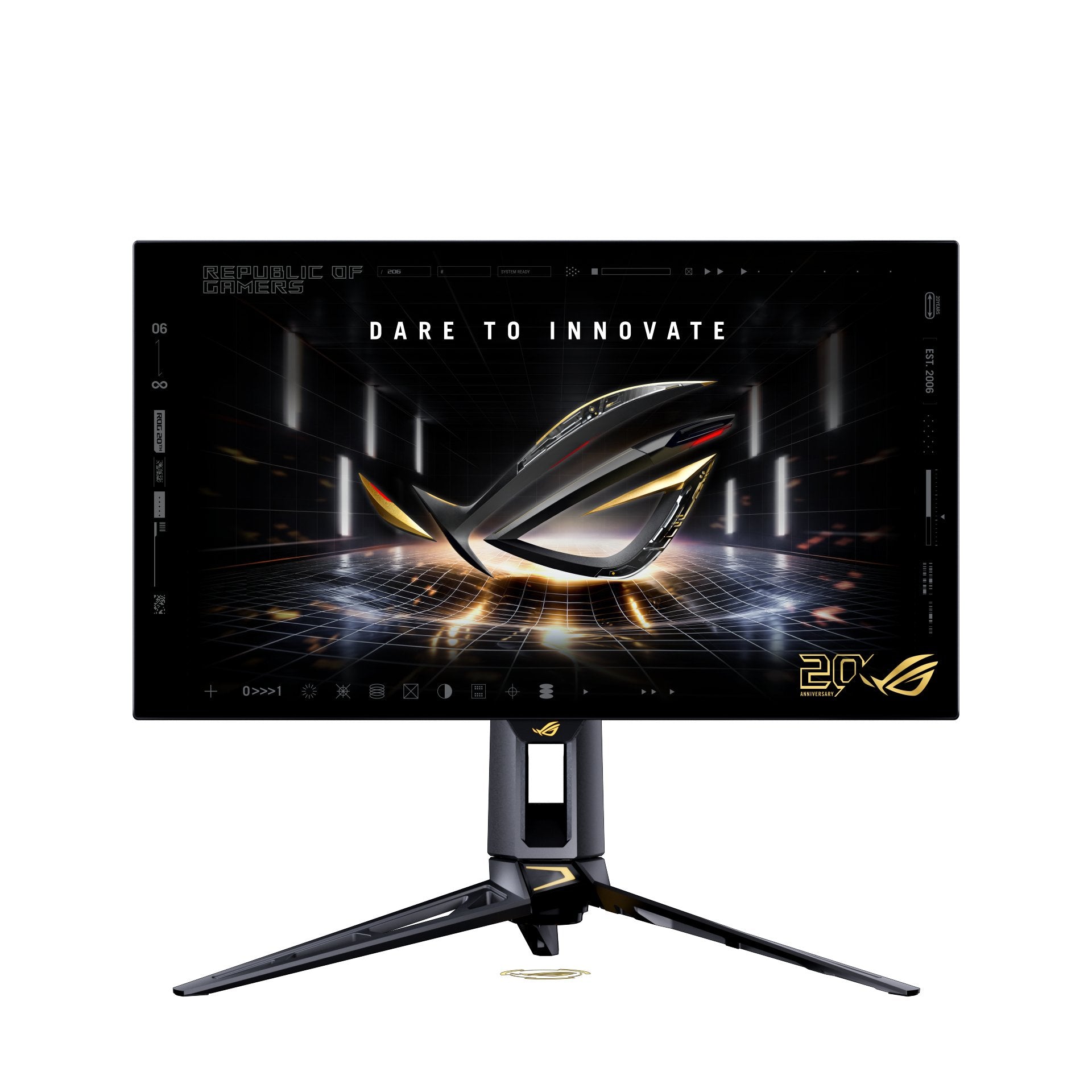Asus Rog Swift Oled Pg27aqwp-G Edition 20 (67.3 Cm (27 Zoll), Negro, Qhd, Usb-Hub, Dual-Mode, 540hz Panel) 90lm0cf0-B02971