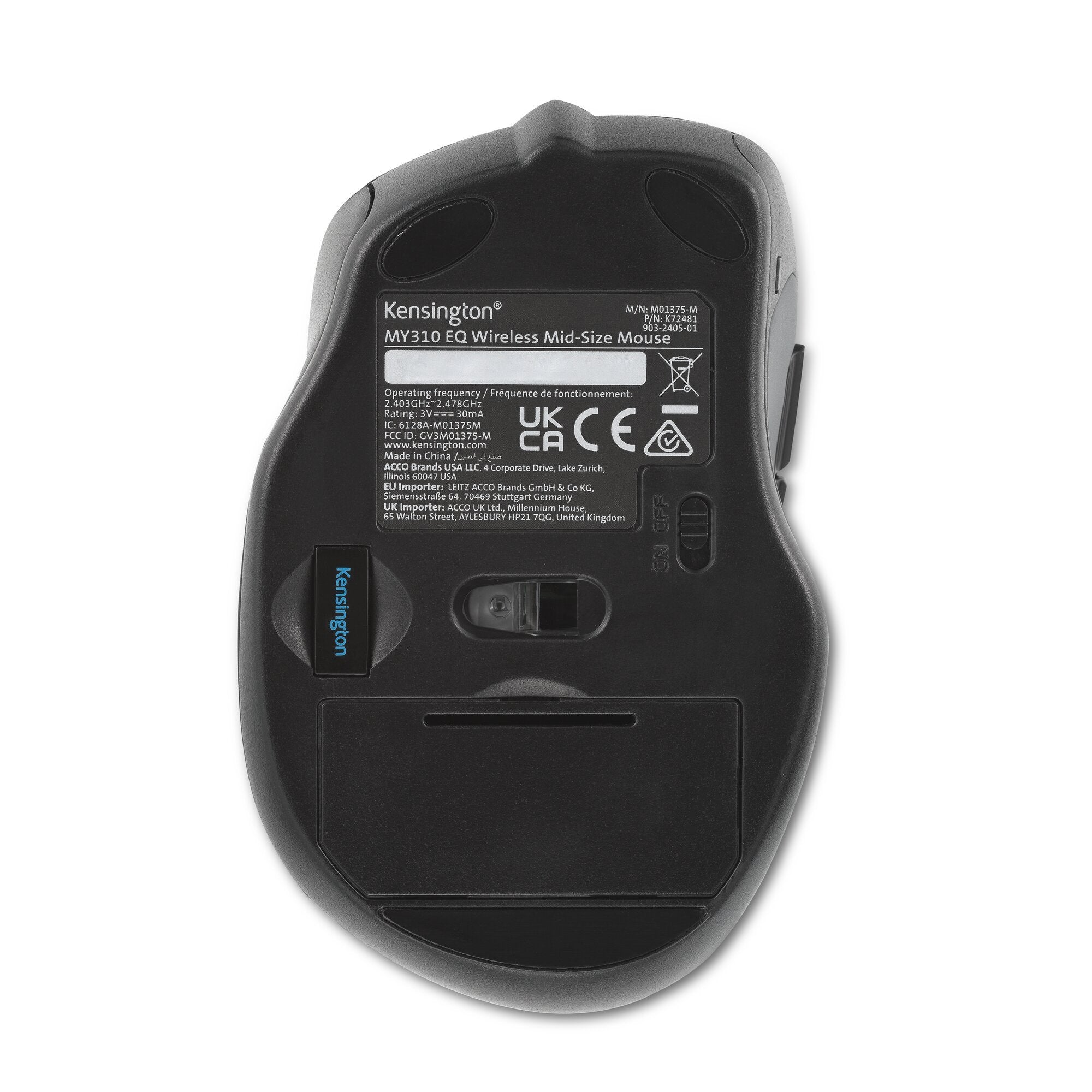 EAN 0085896724810 - Kensington MY310 EQ ratón RF inalámbrico imagen 15