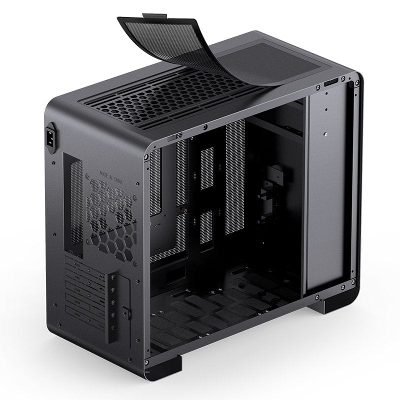 Jonsbo U4 Mini Micro-Atx-Carcasa, Tempered Glass - Negro