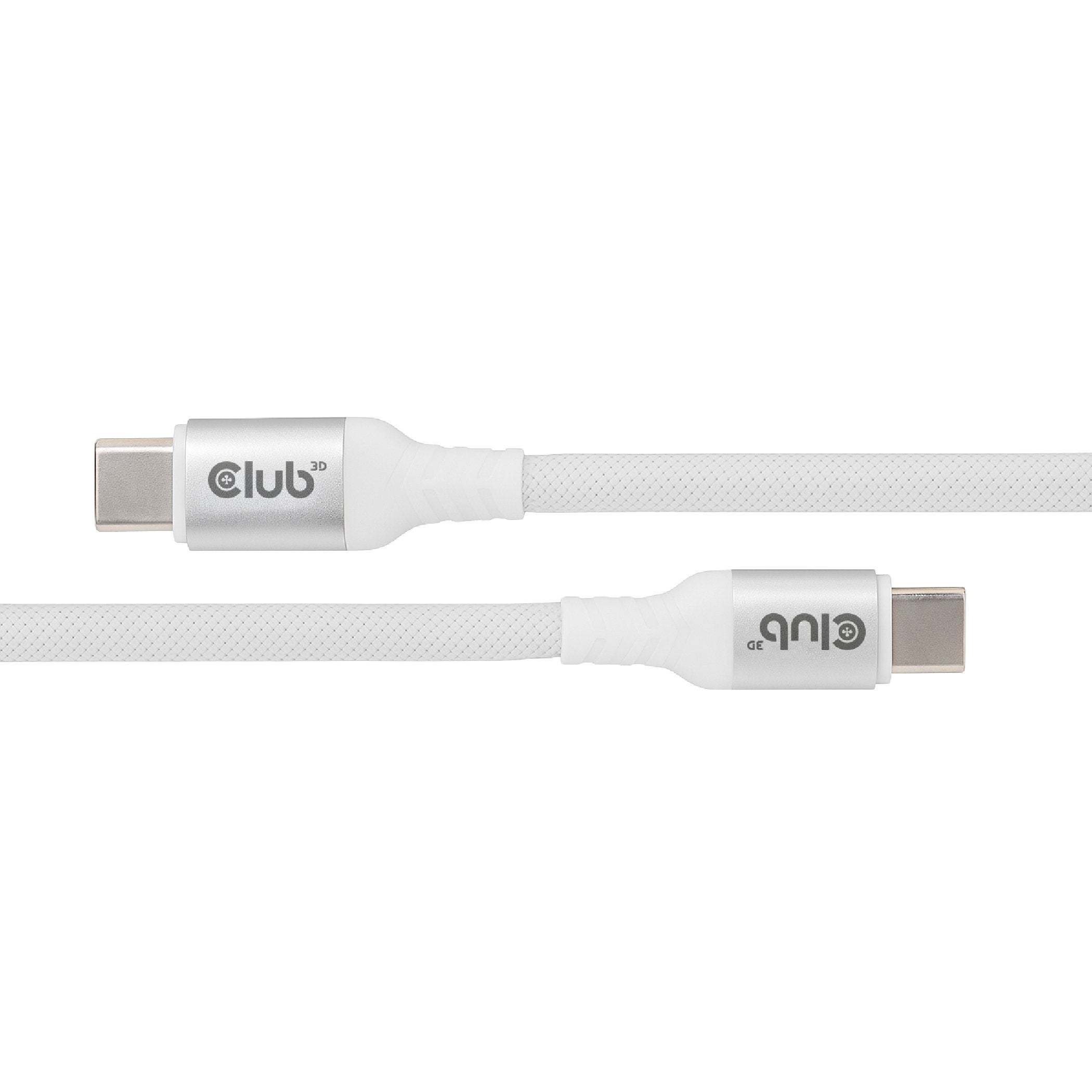 EAN 8719214473617 - CLUB3D CLUB 3D USB-C Magnetic-Coil Cable White cable USB 2 m USB C Blanco imagen 6