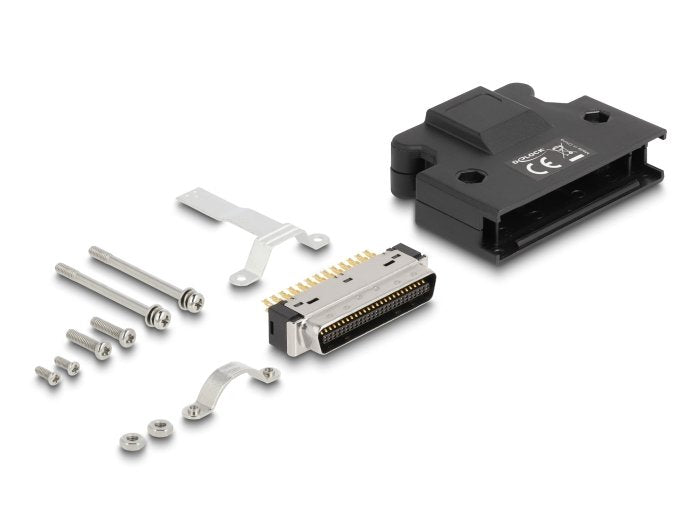 Mdr Stecker 50 Pin Lötanschluss Mit Gehäuse