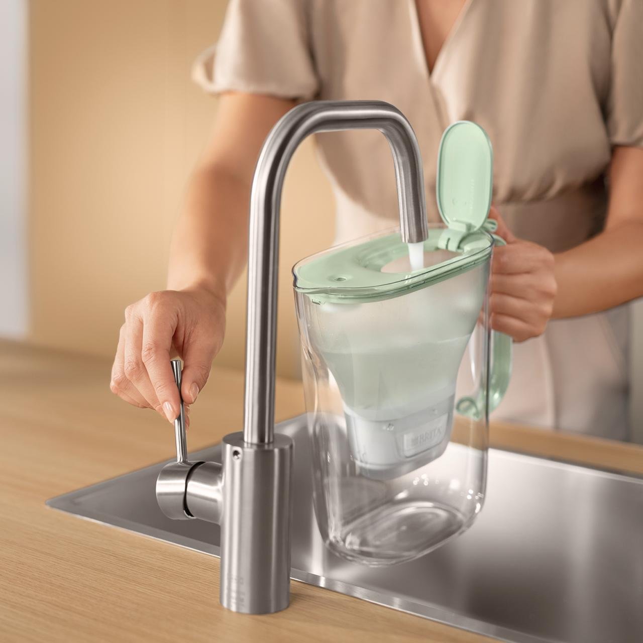 Brita Style Eco Gletscherblau Inkl. 3 Maxtra Pro All-In-1