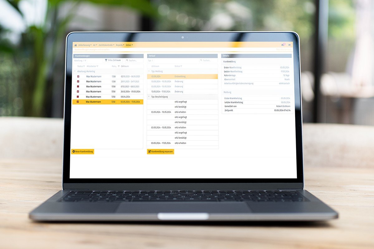 Reiner Sct Timecard Au 1jahr 500ma Jahreslizenz Para 500 Mitarbeiter
