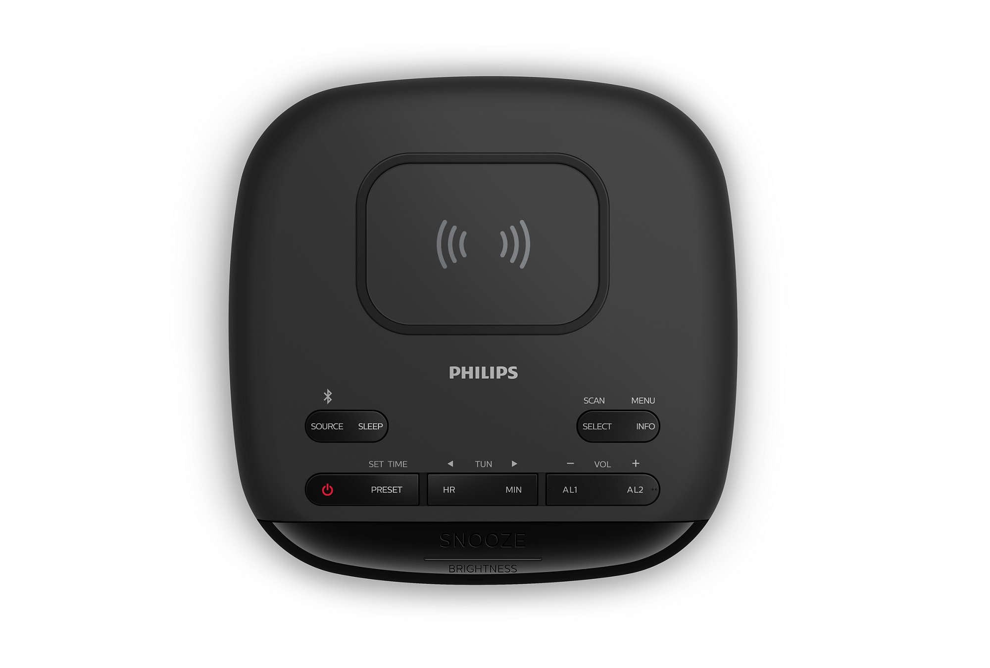 Radio Despertador Philips Bt Cargador Inalambrico