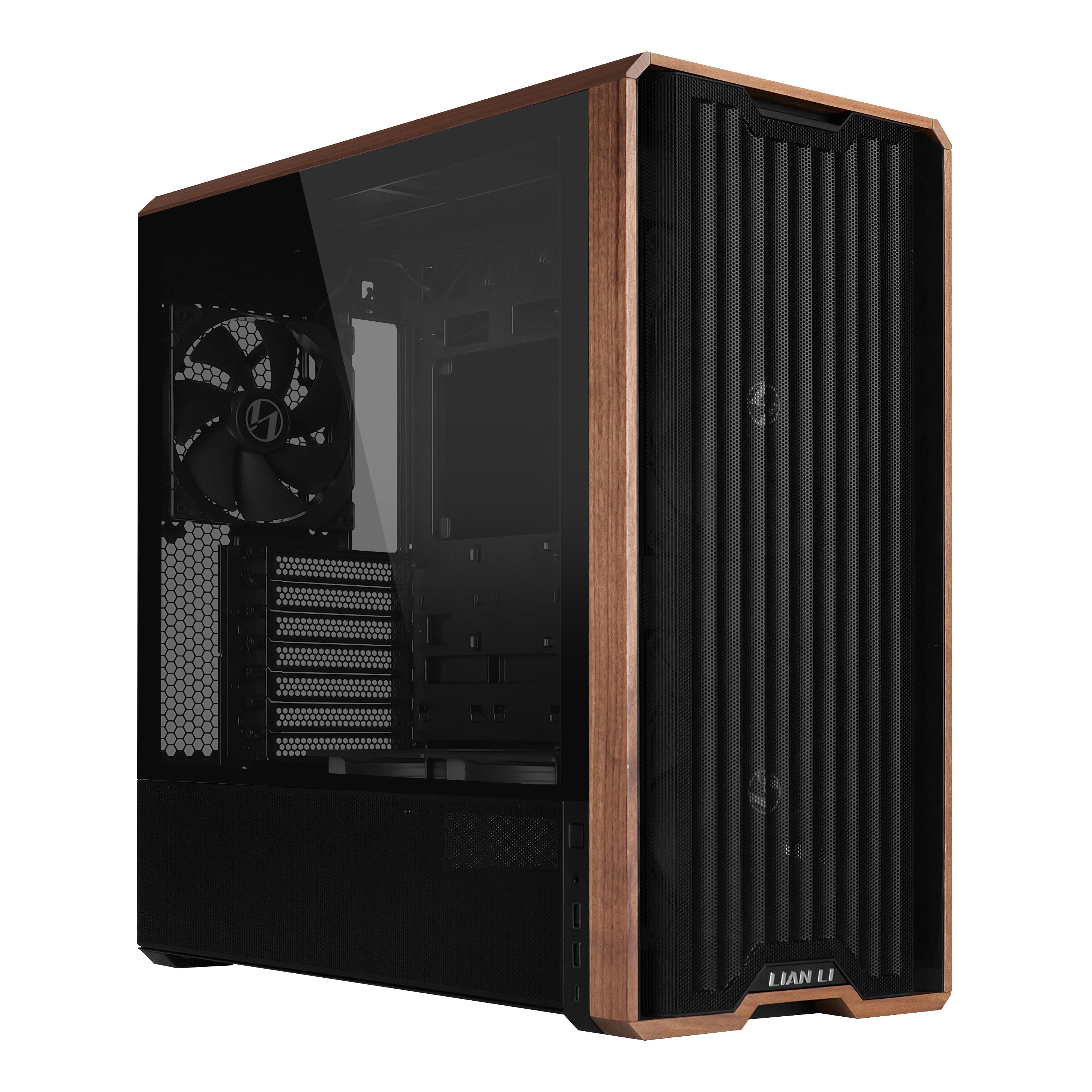 EAN 4718466015853 - Lian Li Lancool LAN217X carcasa de ordenador Midi Tower Negro, Madera imagen 1