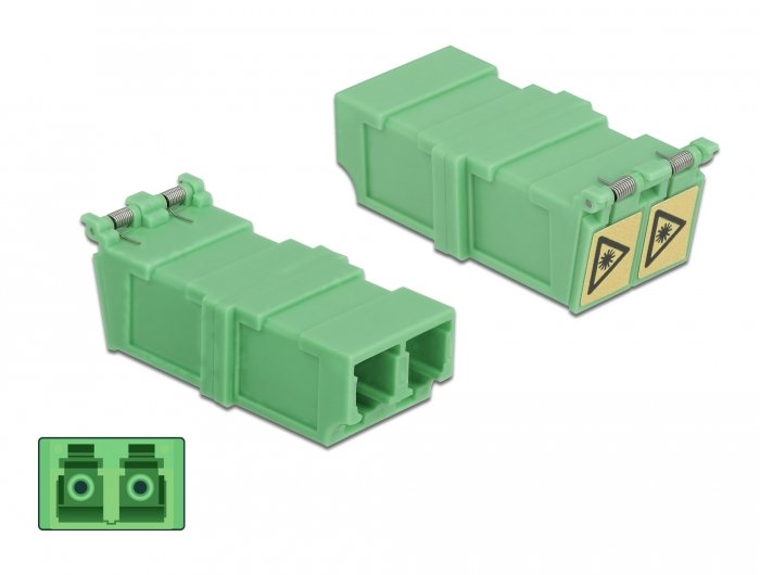 Lwl Kupplung Mit Laserschutzklappe Lc Duplex Buchse Zu Lc Duplex Buchse 4 Stück