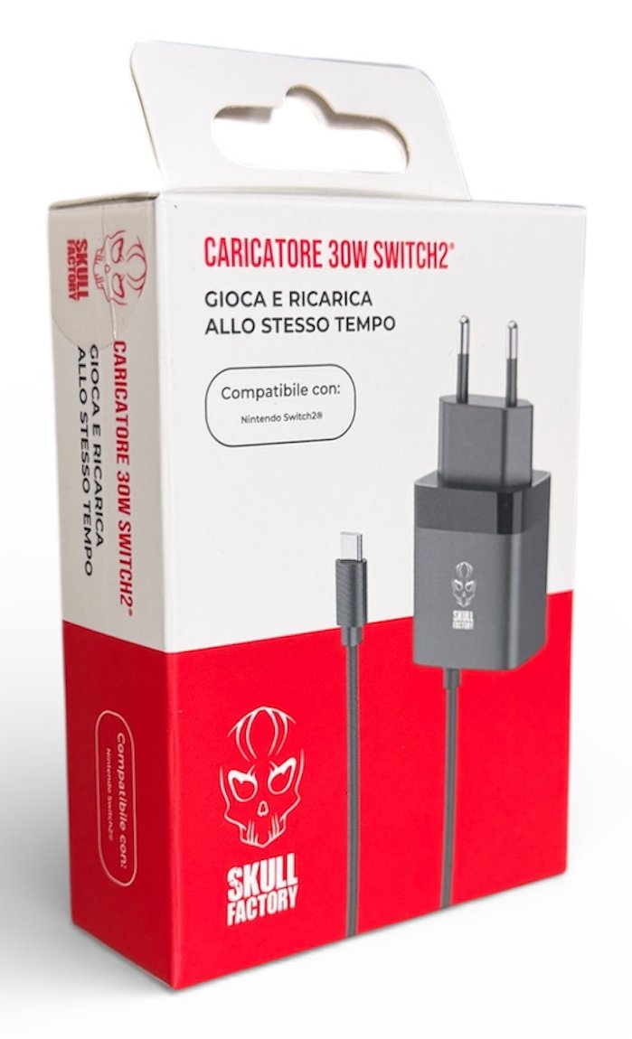Caricatore Skull Factory 30w Switch2