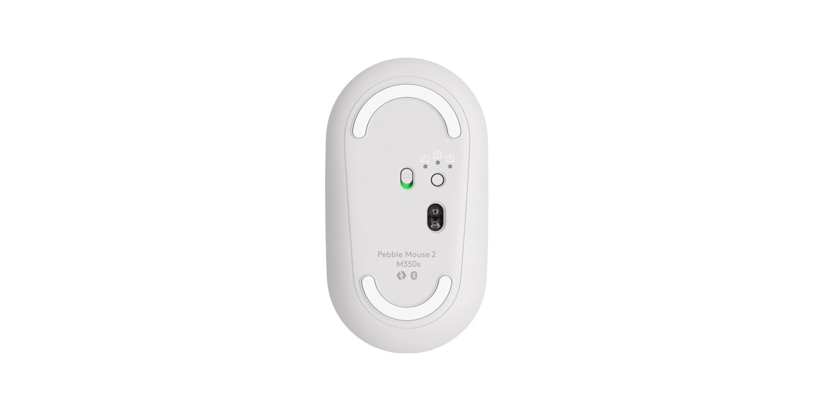 Logitech Pebble 2 Combo Set, Weiss, Cablelos, Deutsch, 920-012204
