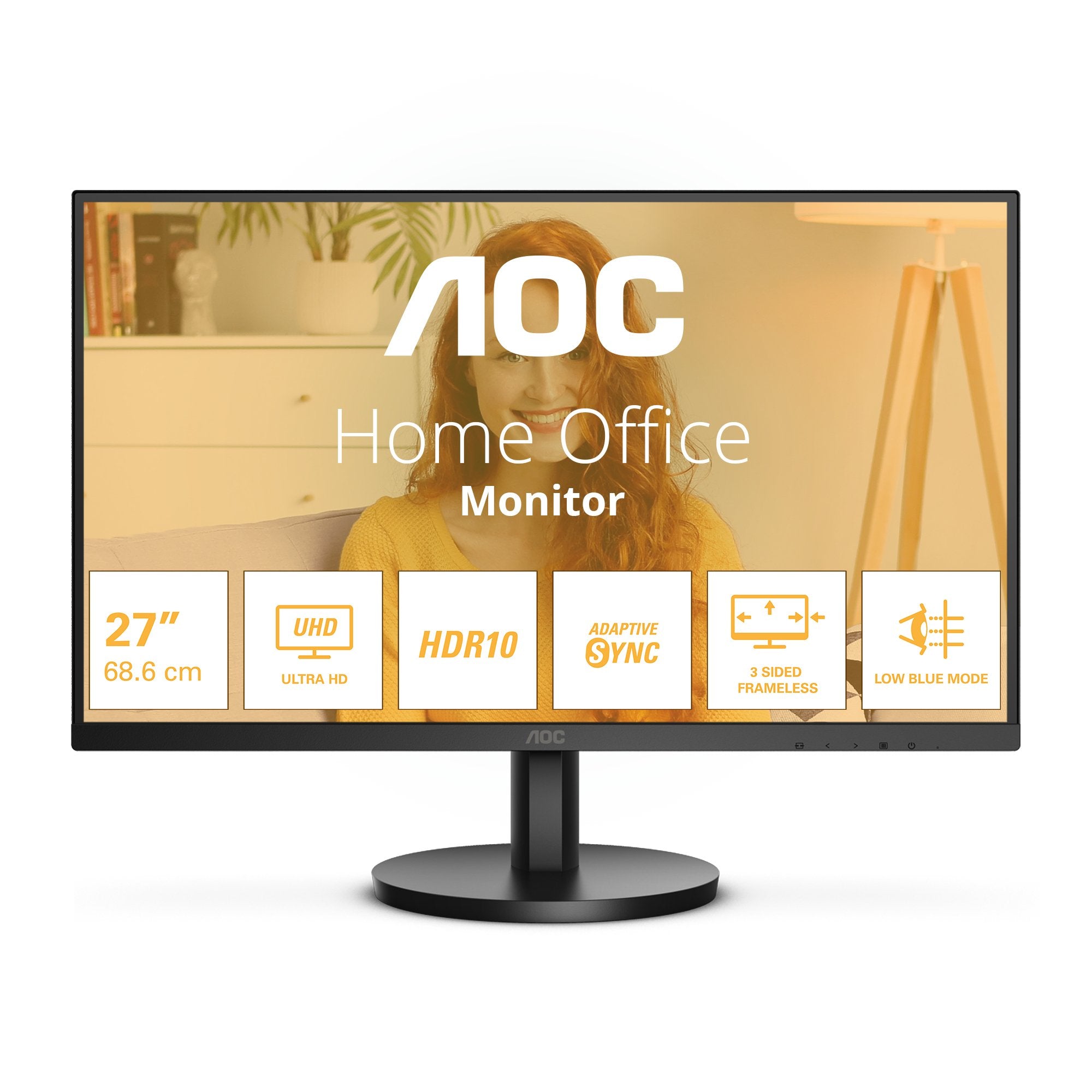 EAN 4038986181525 - AOC B3 U27B3M pantalla para PC 68,6 cm (27") 3840 x 2160 Pixeles 4K Ultra HD LCD Negro imagen 2