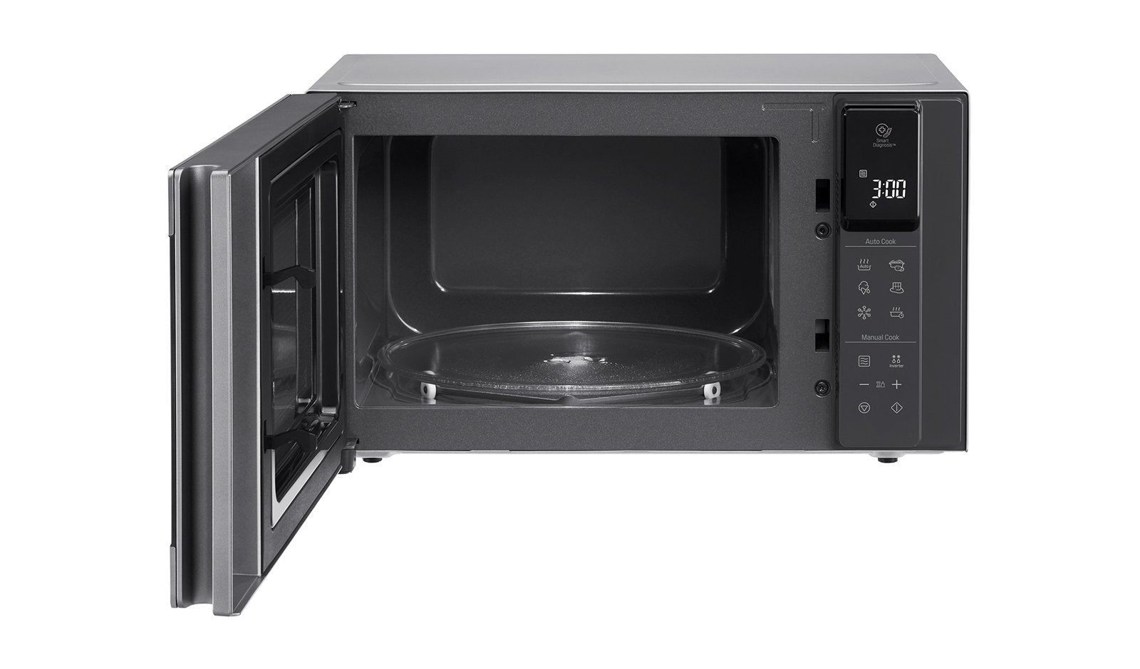 Microondas Lg Ms2595cis  Plata, Acero Inoxidable Solo Microondas Encimera 25 L 1000 W