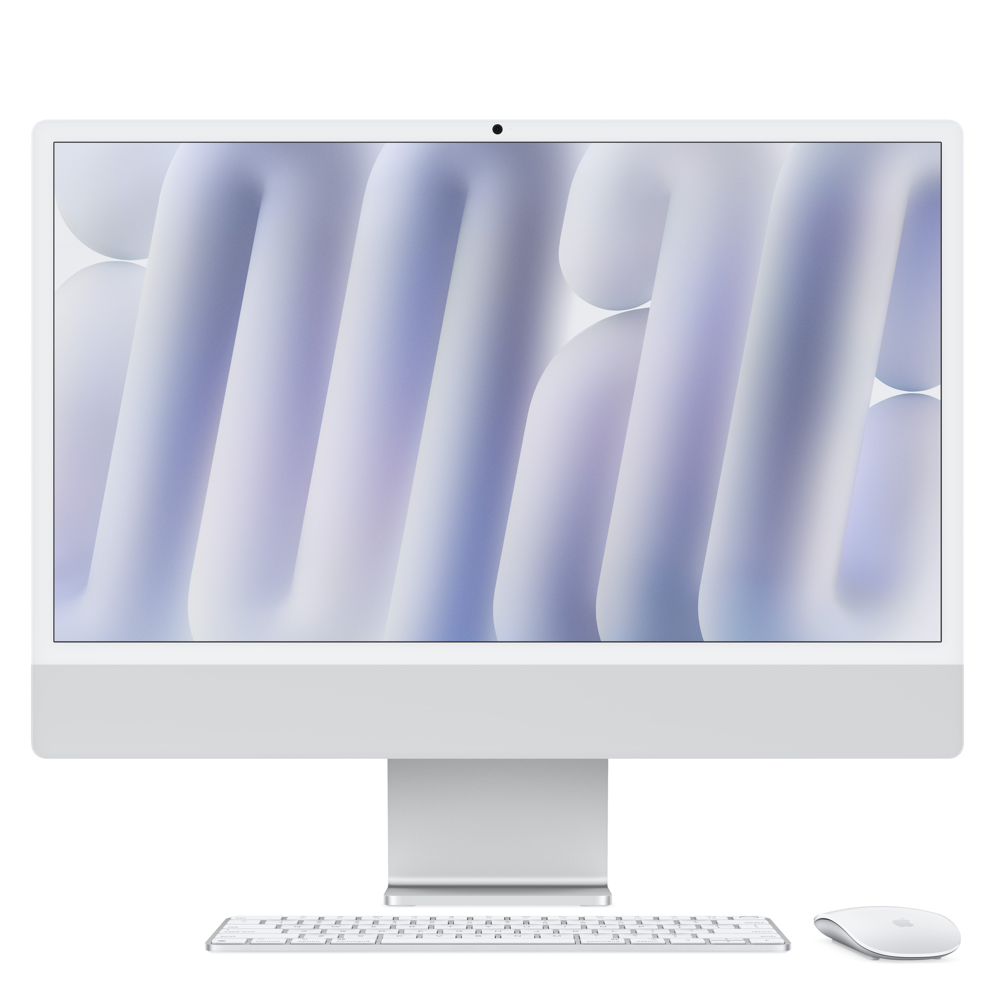 Imac Z1eh 59,62cm 23,5zoll Standardglas M4 10c Cpu 10c Gpu 16c N.E. 24gb 256gb Ssd Gbit Eth Mm Makey Tid De Silber
