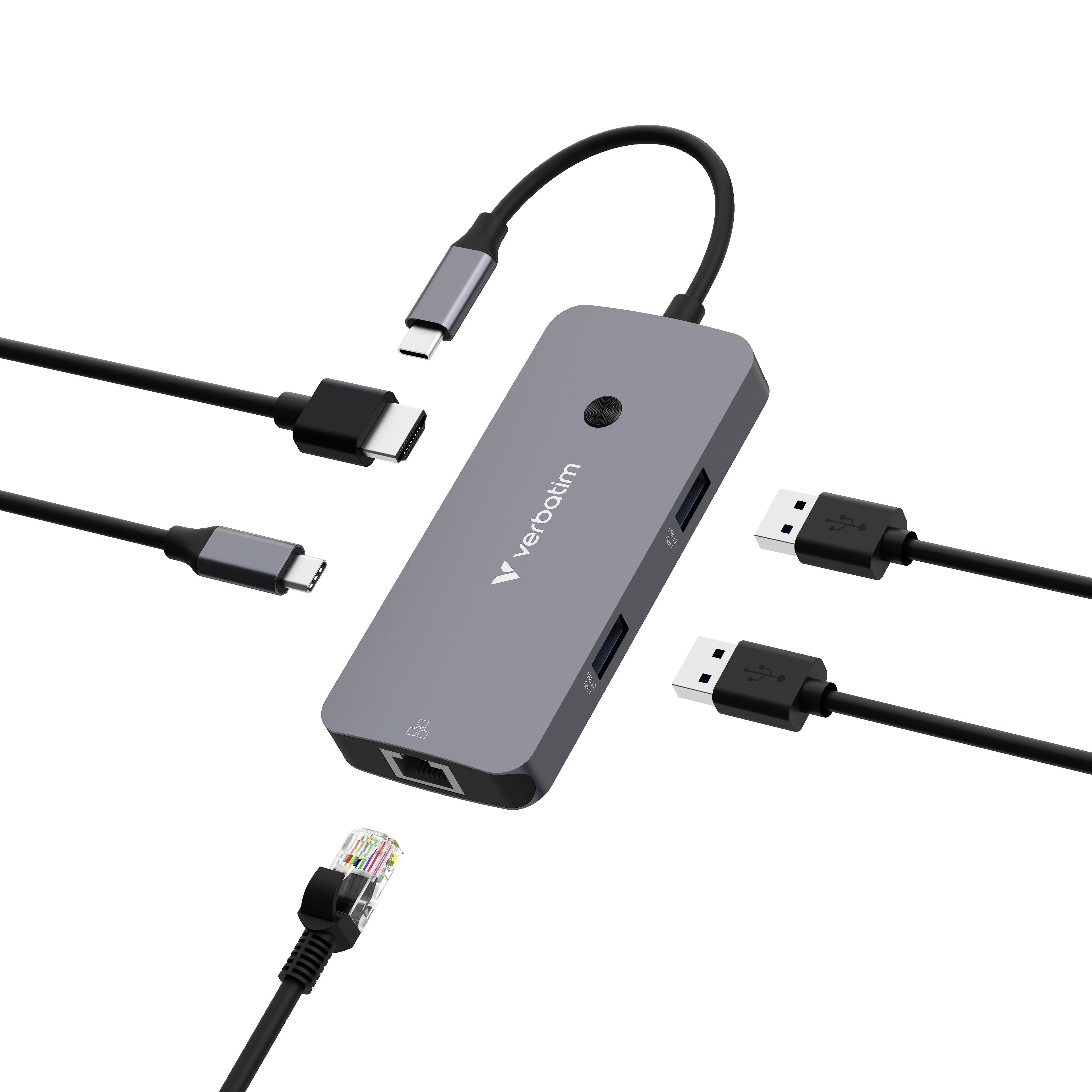 EAN 0023942321507 - Verbatim CMH-05 USB Tipo C 5000 Mbit/s Plata imagen 1