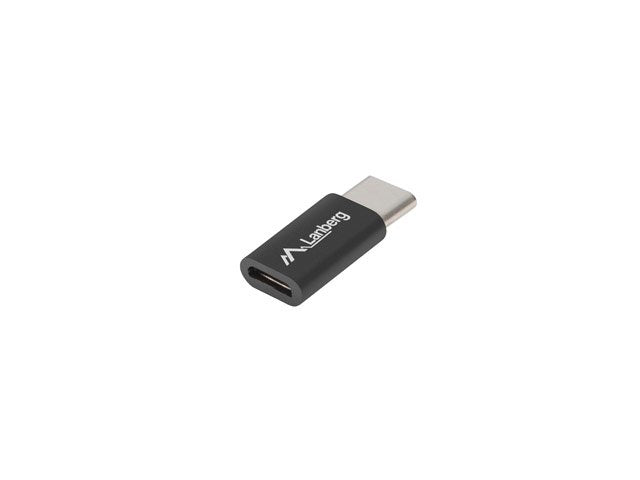 EAN 5901969418538 - Lanberg AD-UC-UM-02 cambiador de género para cable USB 2.0 Type C Micro-USB 2.0 Type B Negro imagen 1