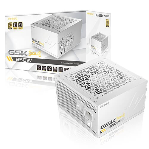 EAN 0761345200943 - Antec GSK ATX3.1 850W White 80 PLUS Gold unidad de fuente de alimentación 20+4 pin ATX ATX Blanco imagen 12