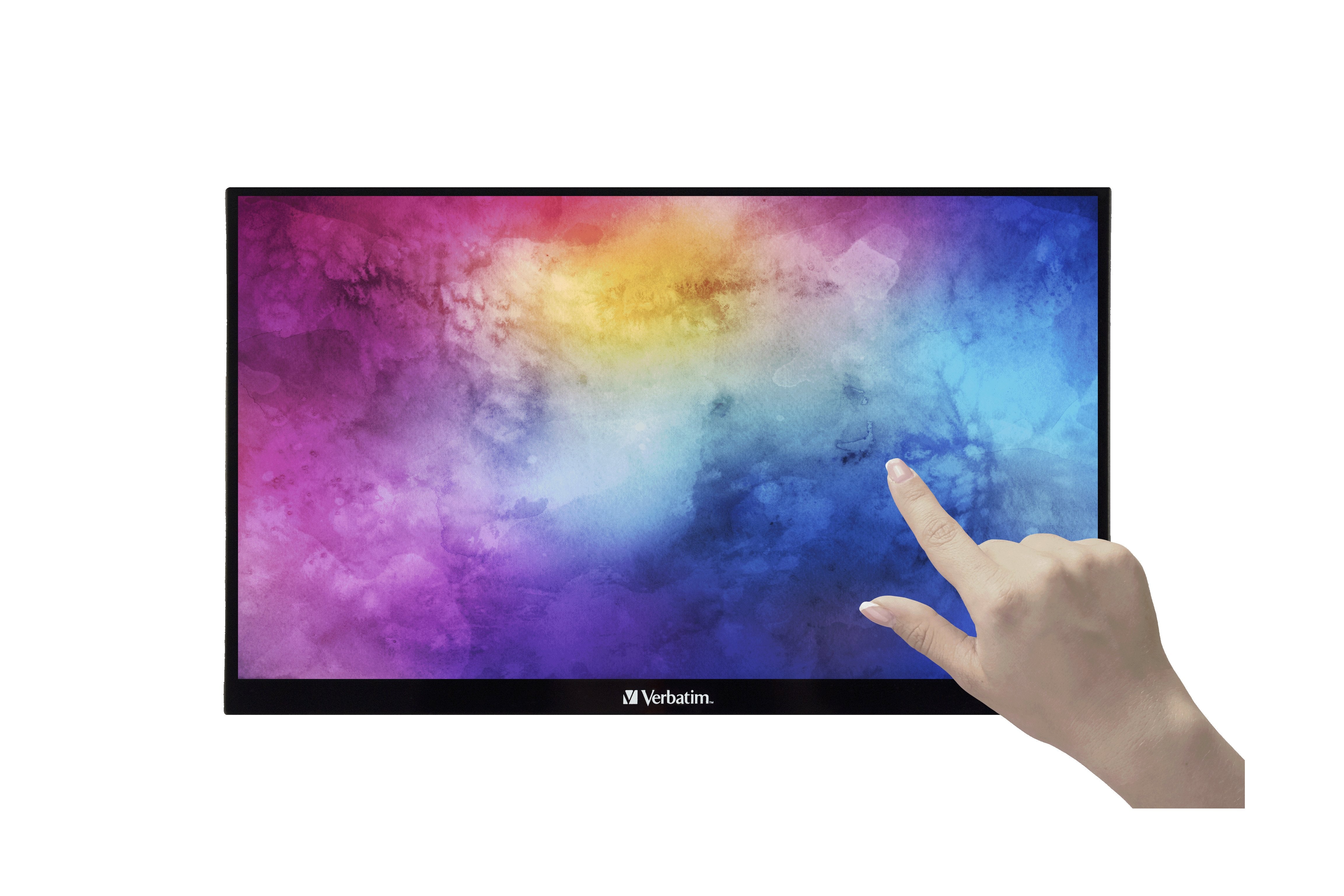 Verbatim Pmt-14 Portable Touchscreen Monitor 14" Full Hd 1080p Metal Housing