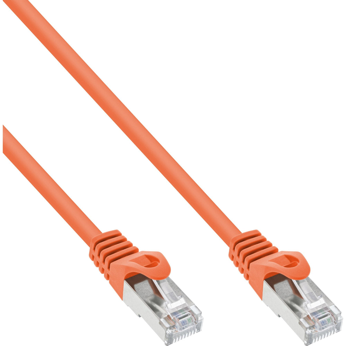 Cable De Red Inline Sf/Utp Cat.5e Naranja 0,5m