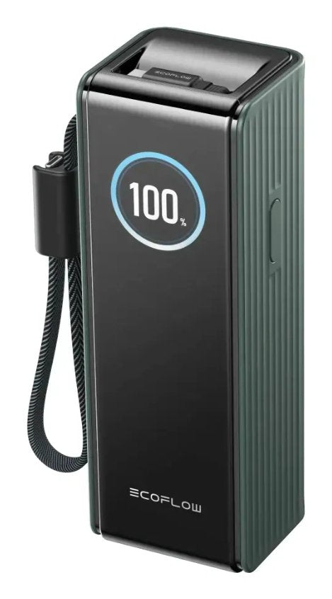 Ecoflow Rapid 25k Build-In Cable - Powerbank Green
