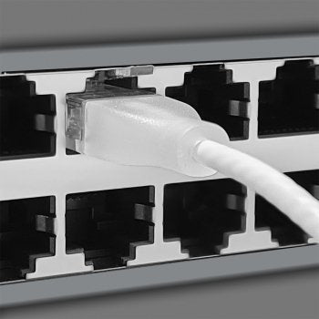 Wantec Cable De Red Utp Cat6a Eglow D=2,8mm 0,30m Blanco