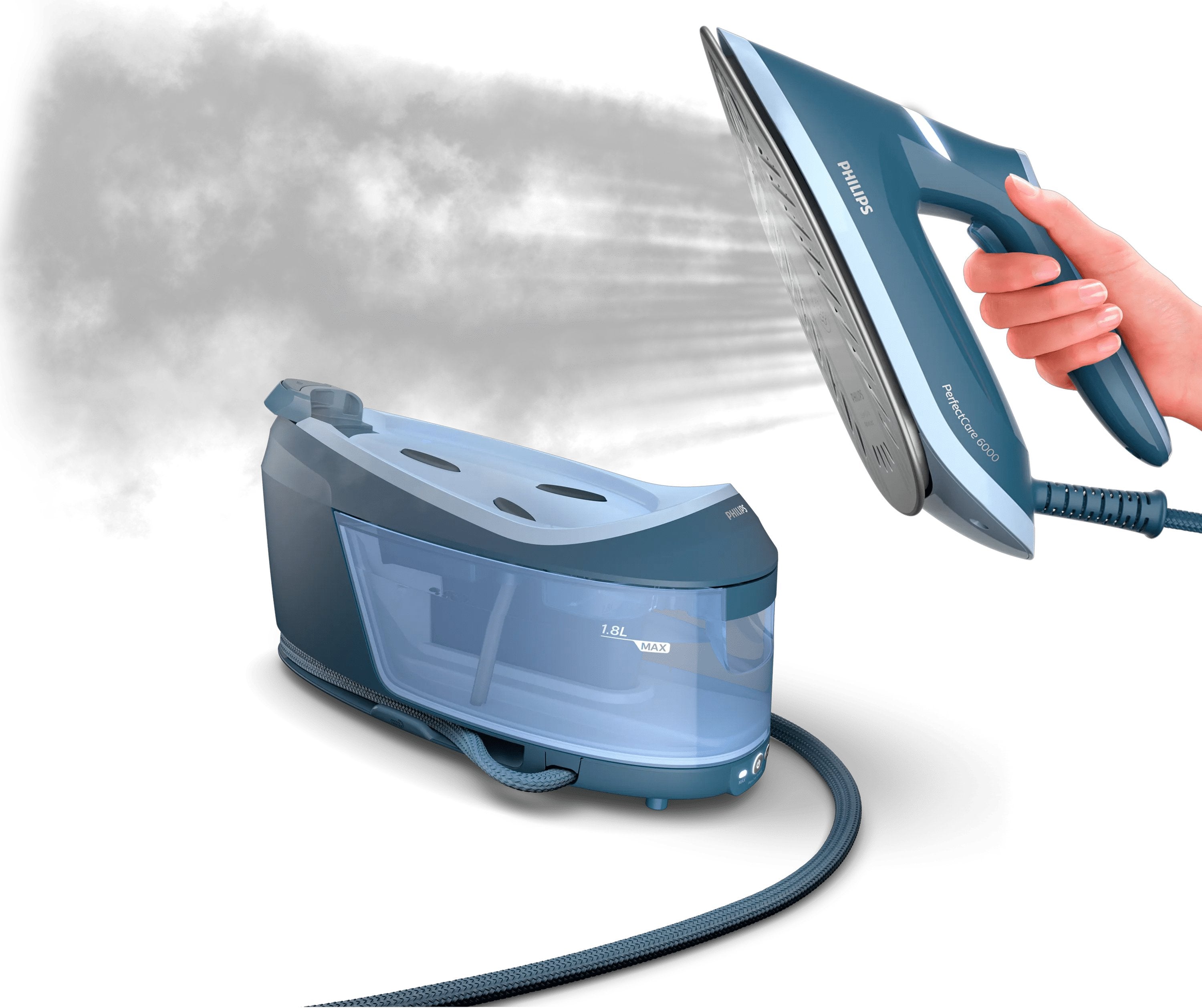 EAN 8720389004865 - Philips 6000 series PSG6042/20 estación plancha al vapor 2400 W 1,8 L SteamGlide Advanced Azul imagen 6