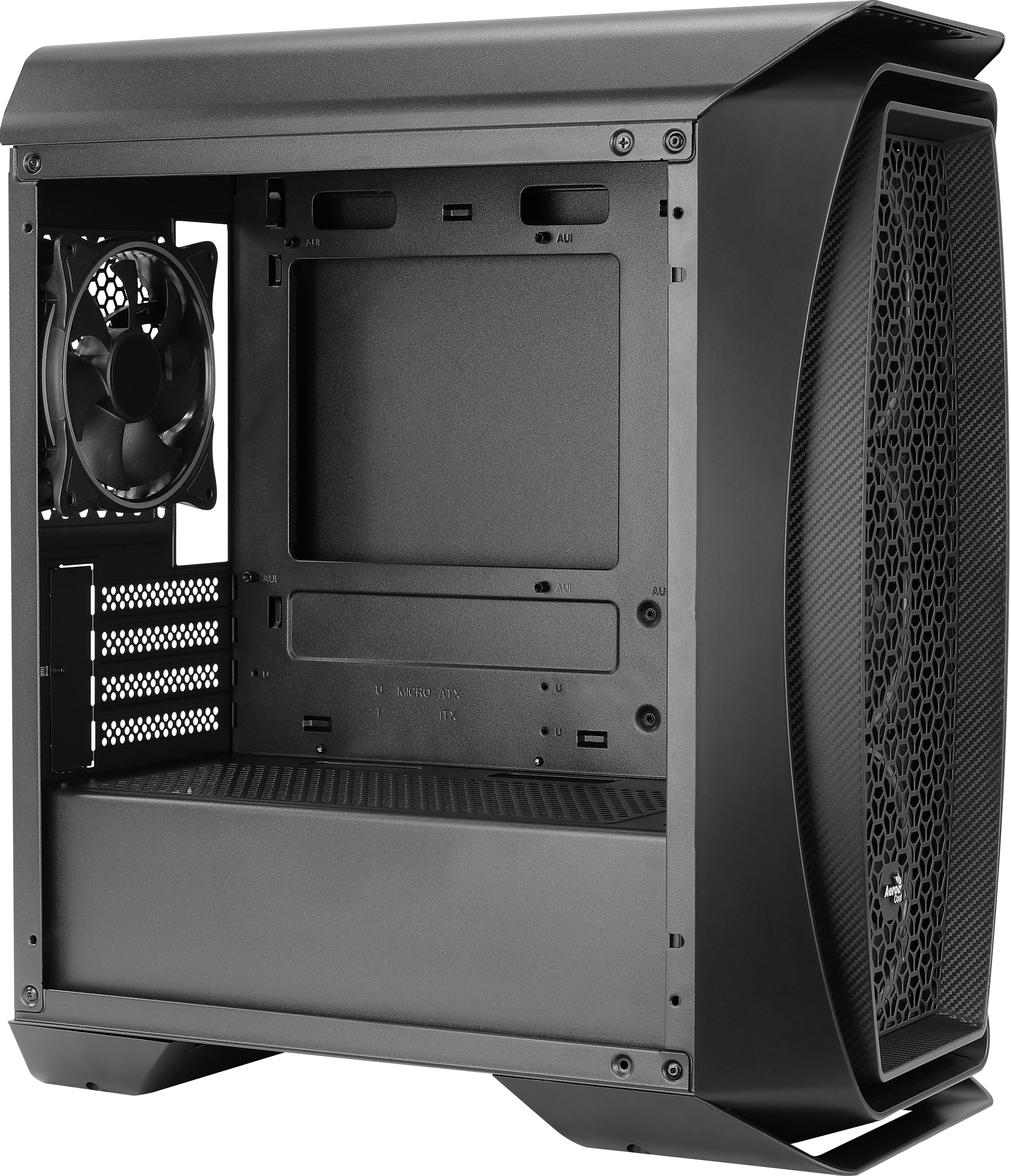 Caja Pc Aerocool Aero One Mini Eclipse Black 2*Usb 3.0 Hd Audio+Mic  Soporta Refrigeración Líquida Micro Atx/ Mini Itx