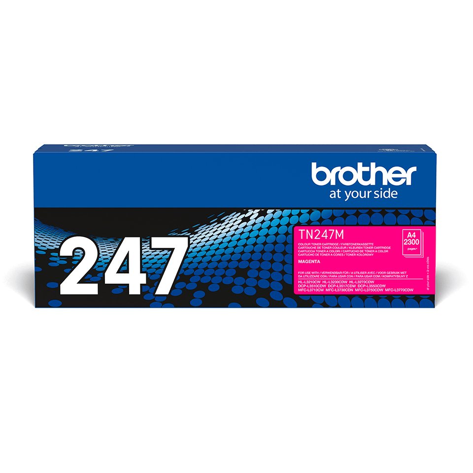 EAN 4977766787574 - Brother TN-247M cartucho de tóner 1 pieza(s) Original Magenta imagen 1