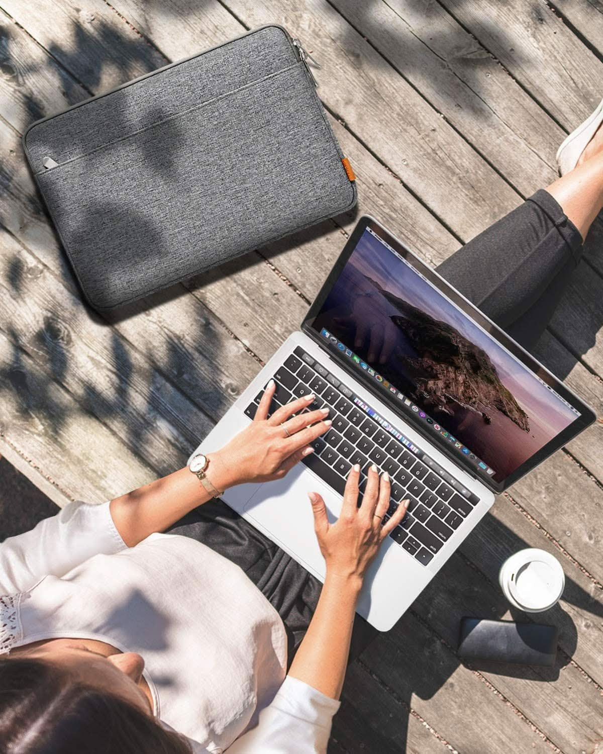 Inateck Laptoptasche 13" Zubehörtasche [Lb01005_gray]