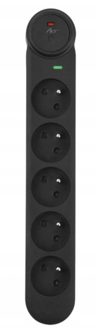 EAN 5906721173007 - ART F2110 base múltiple 3 m 5 salidas AC Interior Negro imagen 10