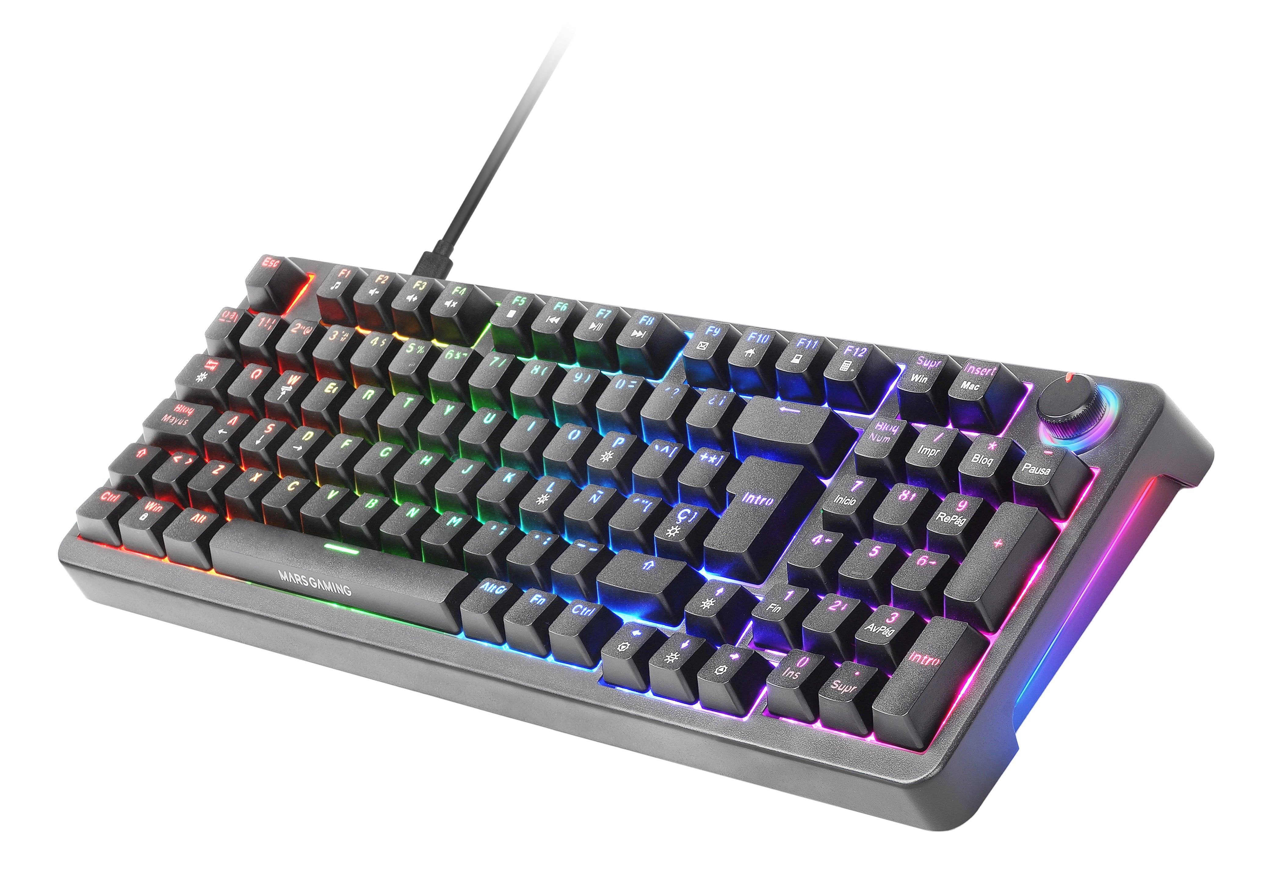 EAN 8435693110316 - Mars Gaming MKPROBES teclado Juego USB QWERTY Español Negro imagen 2