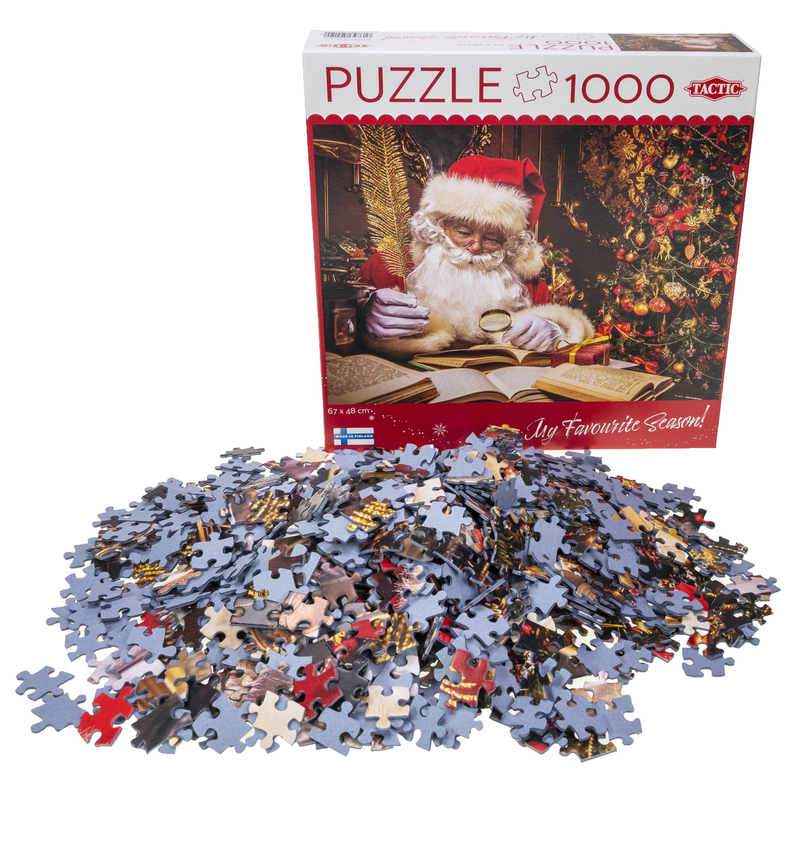 Puzzle 1000 Elementów Swiety Mikolaj W Swoim Domu
