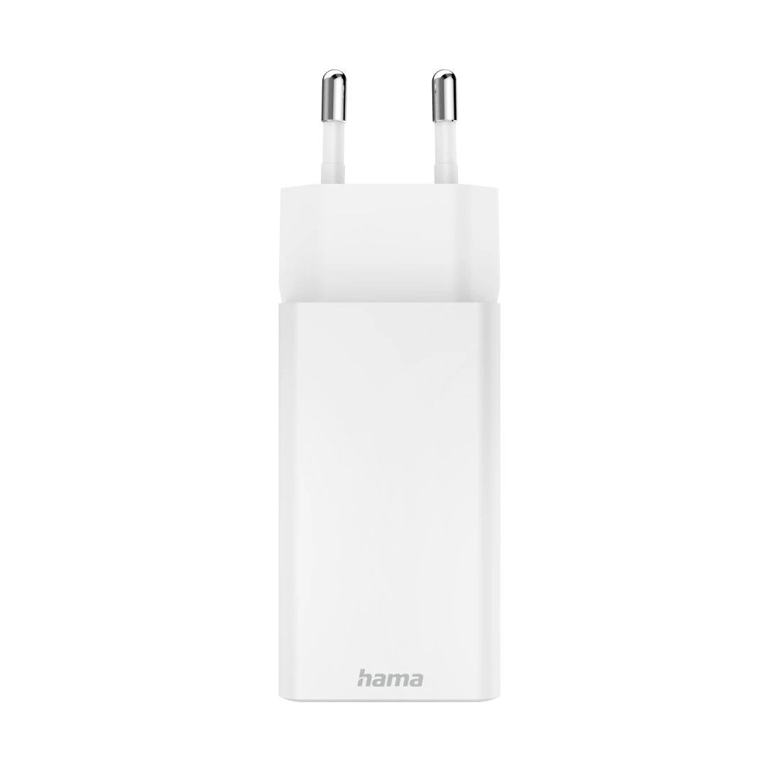 Hama Mini 65w Gan Pd/Qc 2x Usb-C Biala