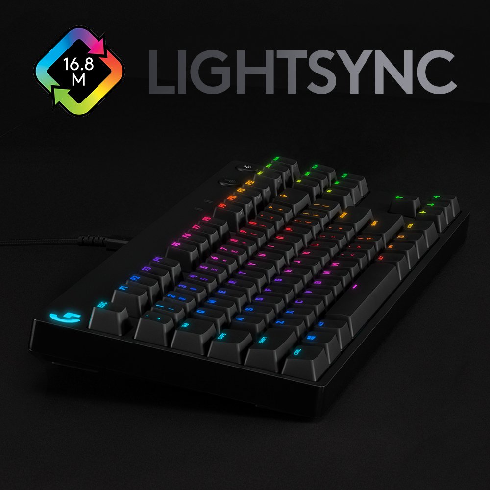 Teclado Ingles Logitech G Pro Gaming Usb Qwerty Internacional De Ee.Uu. Negro