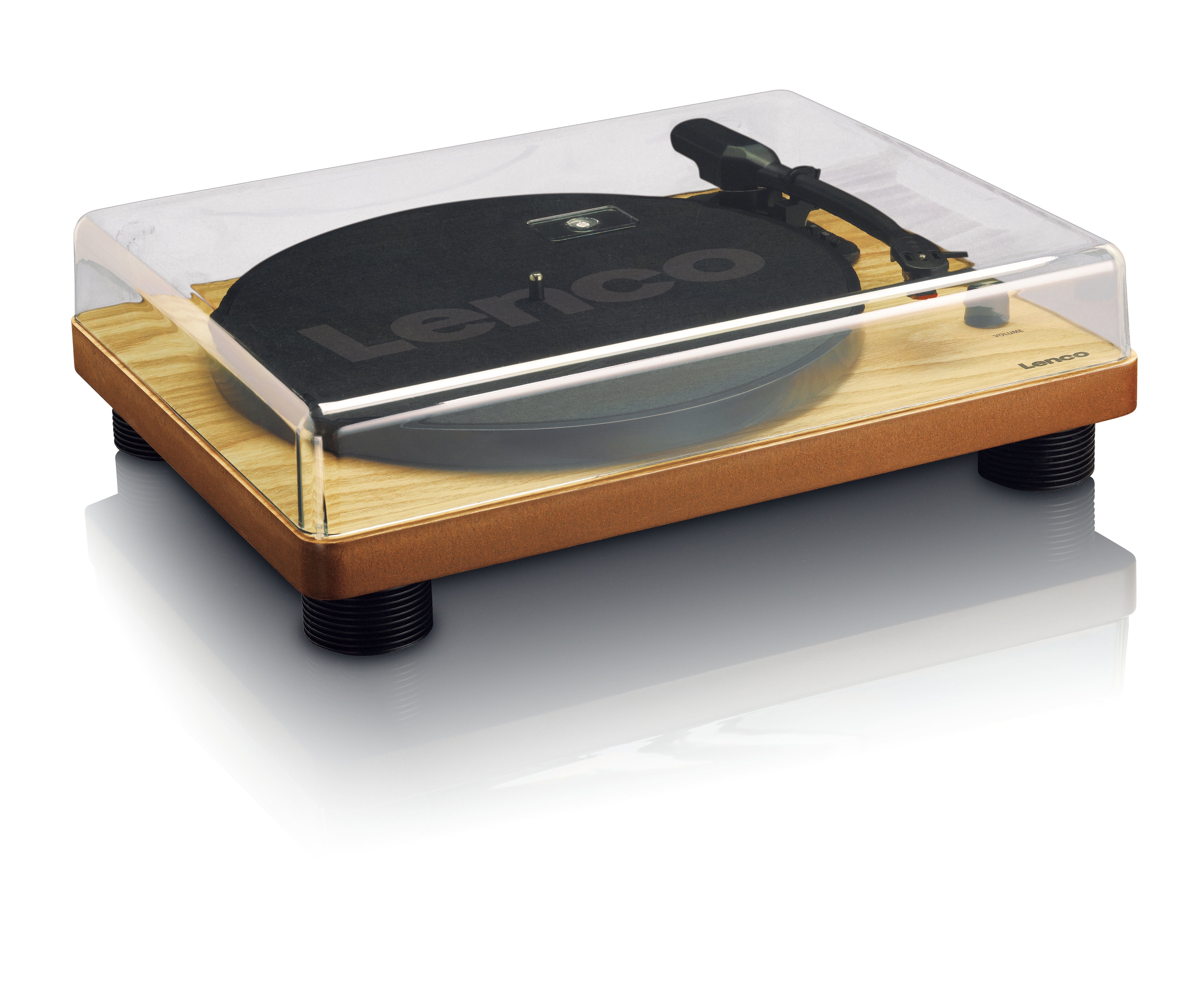 Lenco Ls-50 Tocadiscos De Tracción Por Correa Madera