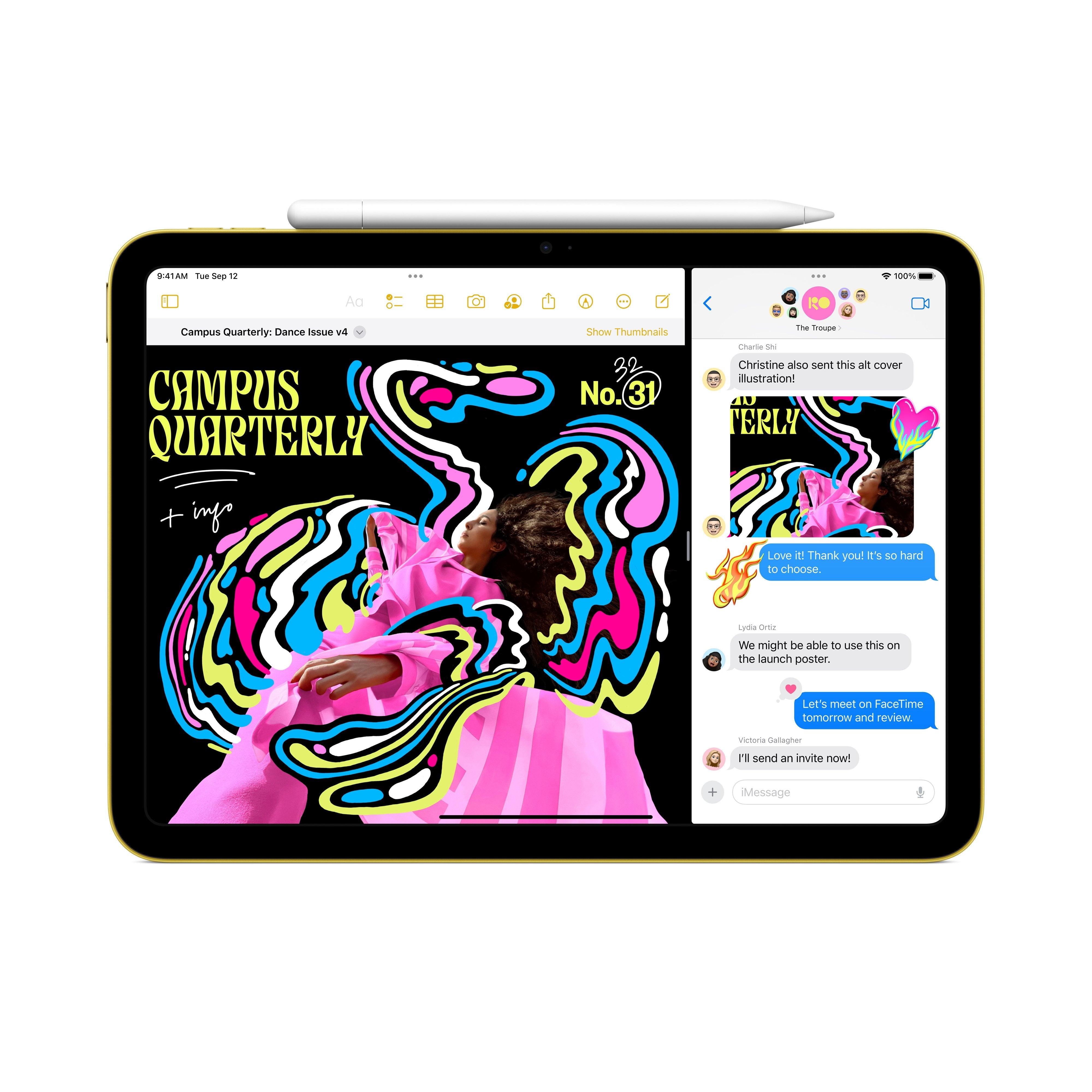 EAN 0195950068849 - Apple iPad 10th gen 64 GB 27,7 cm (10.9") Wi-Fi 6 (802.11ax) iPadOS 18 Plata imagen 4