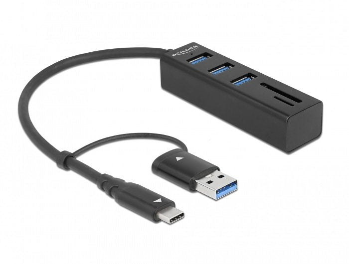 EAN 4043619638598 - DeLOCK 63859 base para portátil y replicador de puertos USB 3.2 Gen 1 (3.1 Gen 1) Type-A + Type-C imagen 1