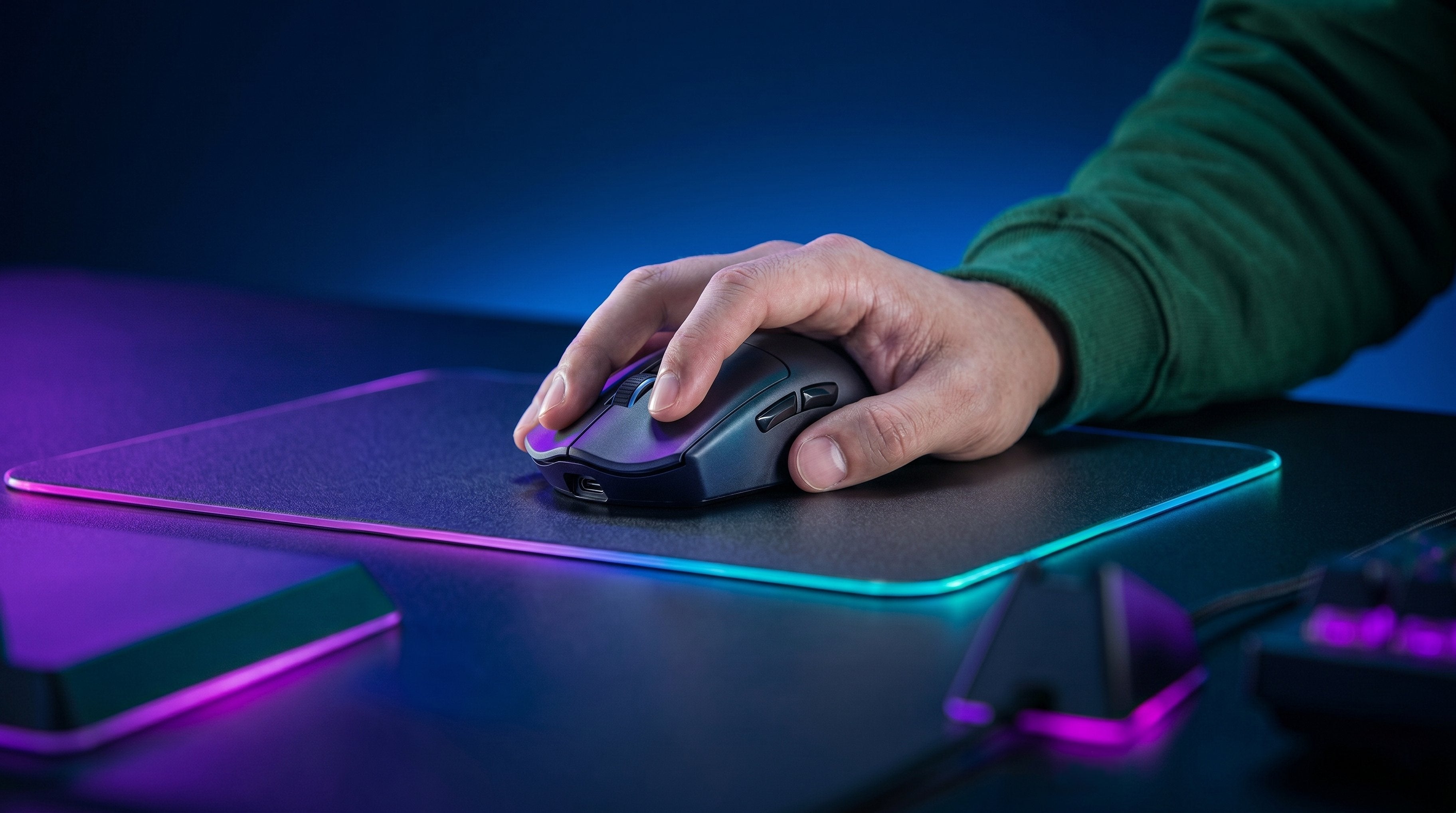 Raton Optico Wireless Mmwelite Negro Mars Gaming