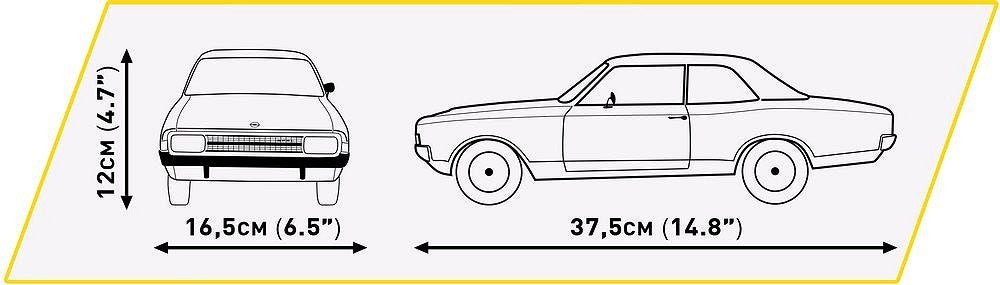Cobi Opel Rekord C Coupe, Juguete De Construcción Cobi-24345