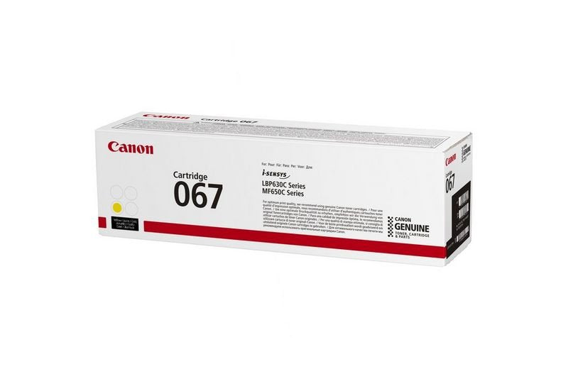 EAN 4549292187434 - Canon 067 cartucho de tóner 1 pieza(s) Original Amarillo imagen 3