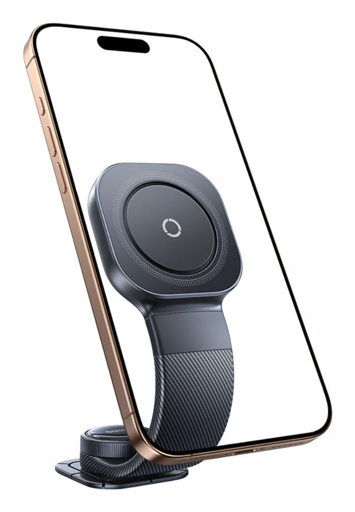 Os-Primetrip C03 Magnetic Car Mount (Stick-On Type  Cosmic Black)