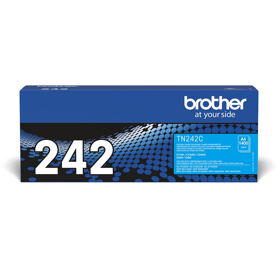 EAN 4977766745598 - Brother TN-242C cartucho de tóner 1 pieza(s) Original Cian imagen 1