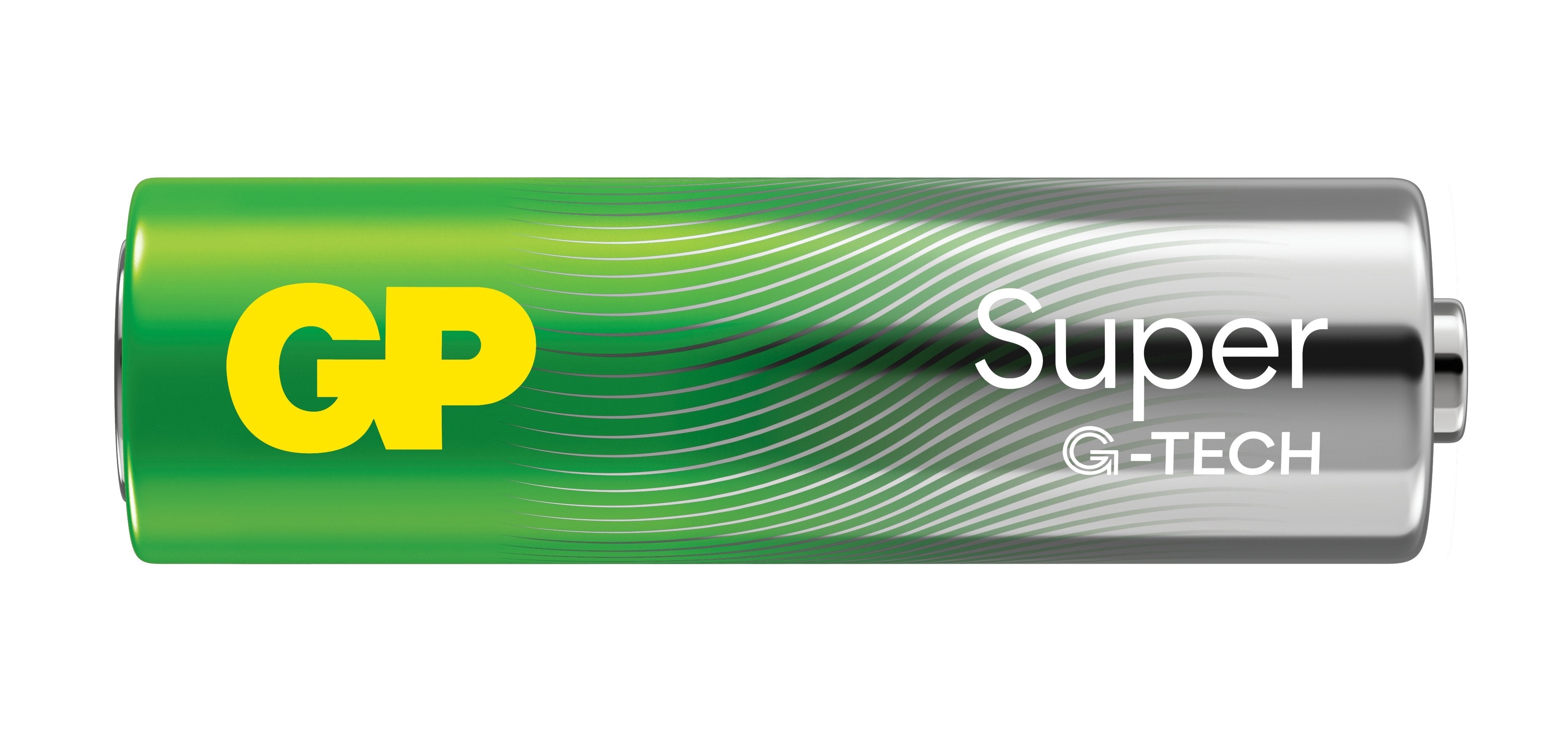Gp Super Alkaline Aa/Lr6  Battery. Shrink 20-Pack
