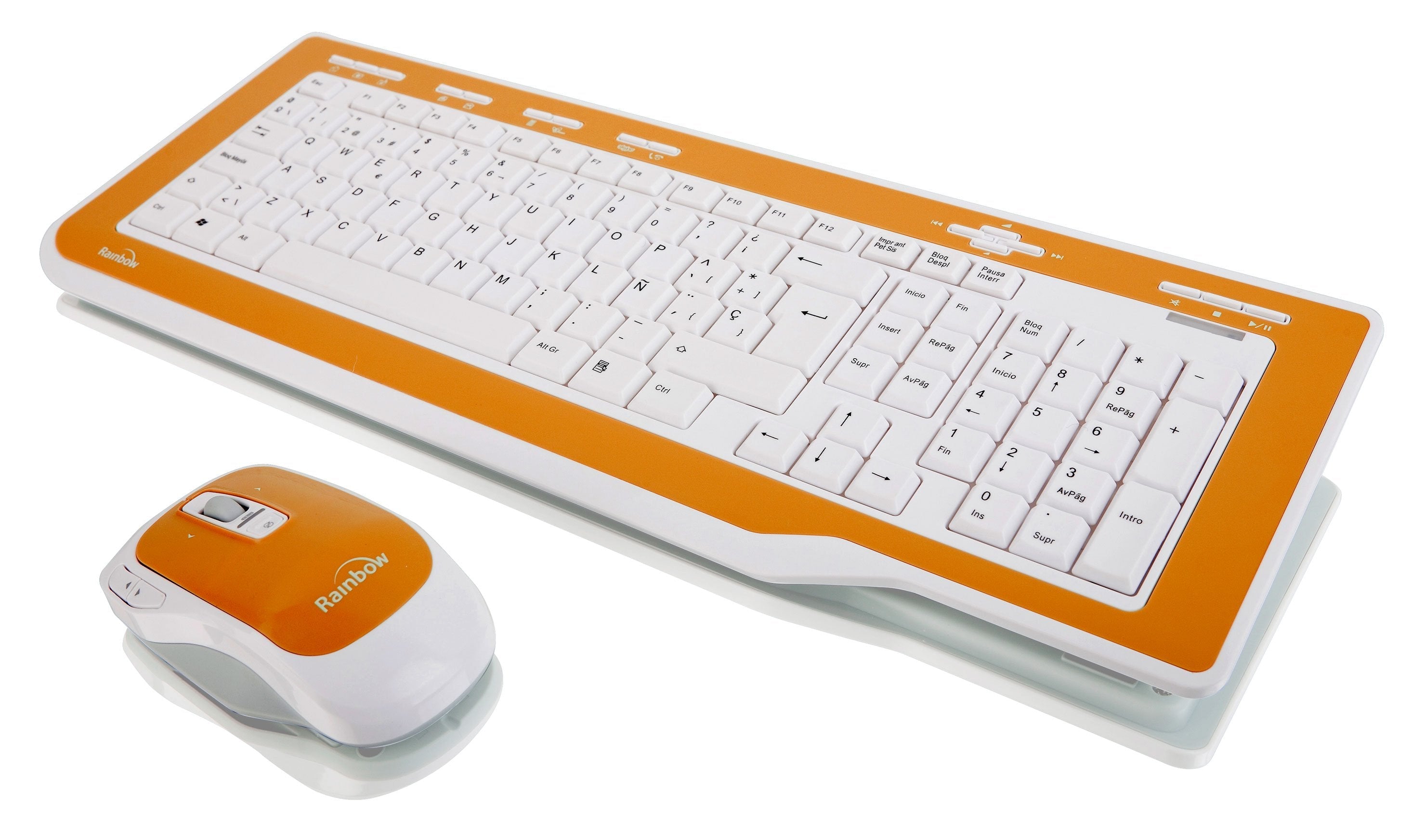 Rainbow Rbw Butterfly Desktop Teclado Ratón Incluido Rf Inalámbrico