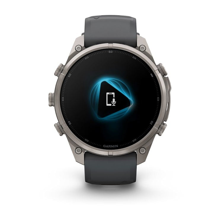 Garmin Fenix 9 Pro Bluetooth Gps 47mm Titanio Con Correa De Silicona En Gris
