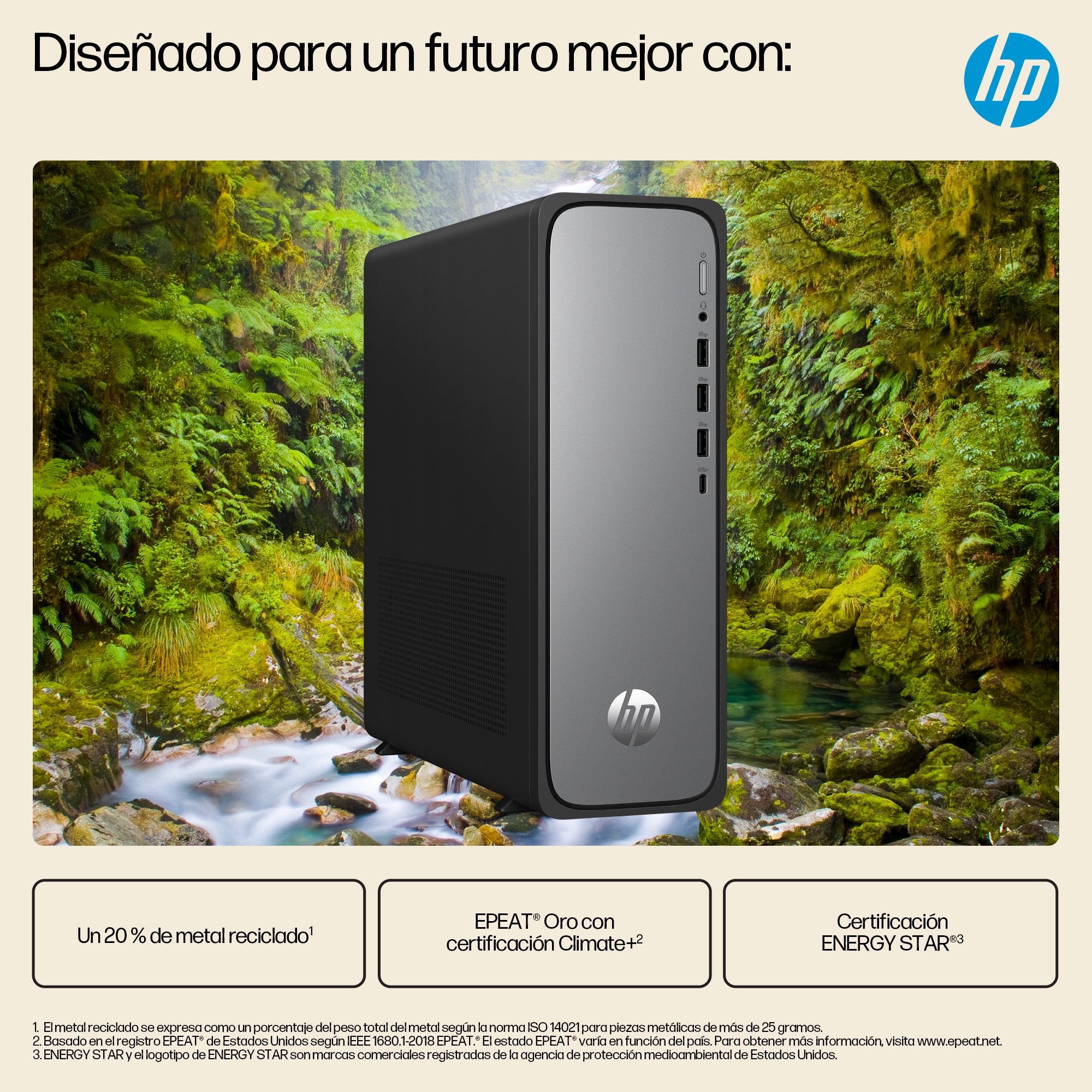 EAN 0821844684061 - HP OmniDesk Slim Desktop S03-0031ns PC Intel® Core™ i3 i3-14100 8 GB DDR5-SDRAM 512 GB SSD Windows 11 Hom imagen 5