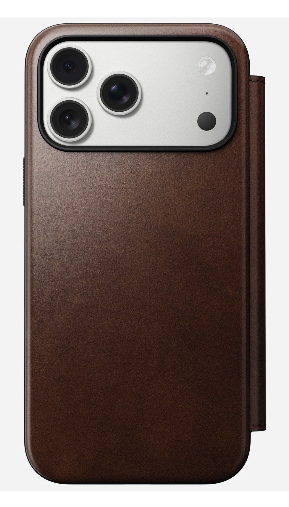 Nomad Modern Leather Folio Iphone 17 Pro Max Rustic Brown H