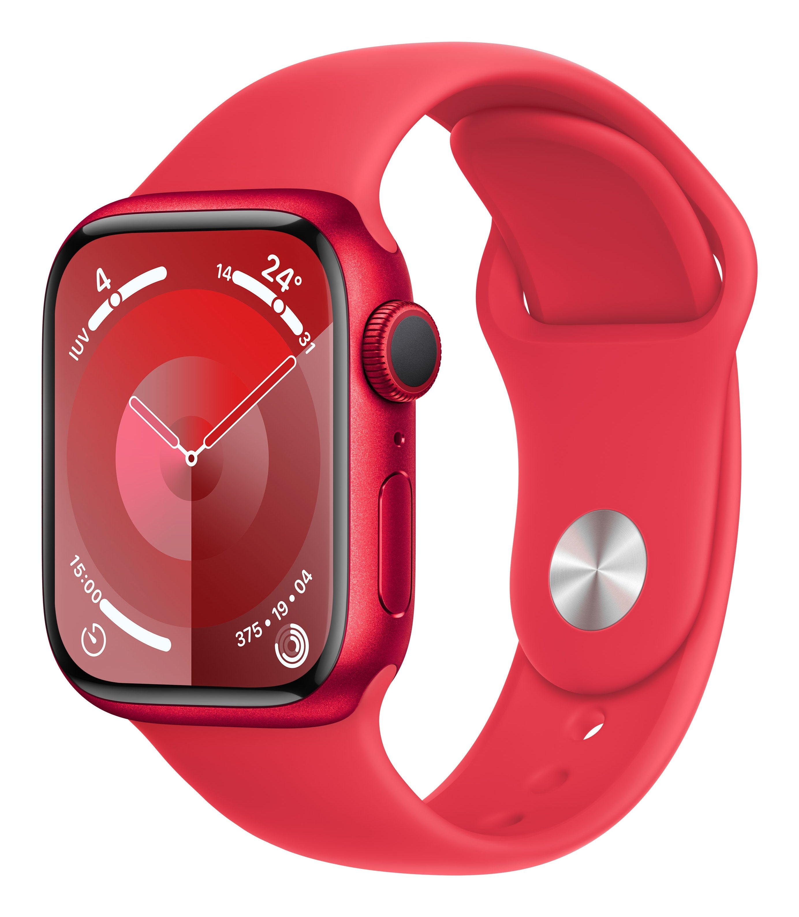 Apple Watch Series 9 41 Mm Digital 352 X 430 Pixeles Pantalla Táctil Rojo Wifi Gps [Satélite]