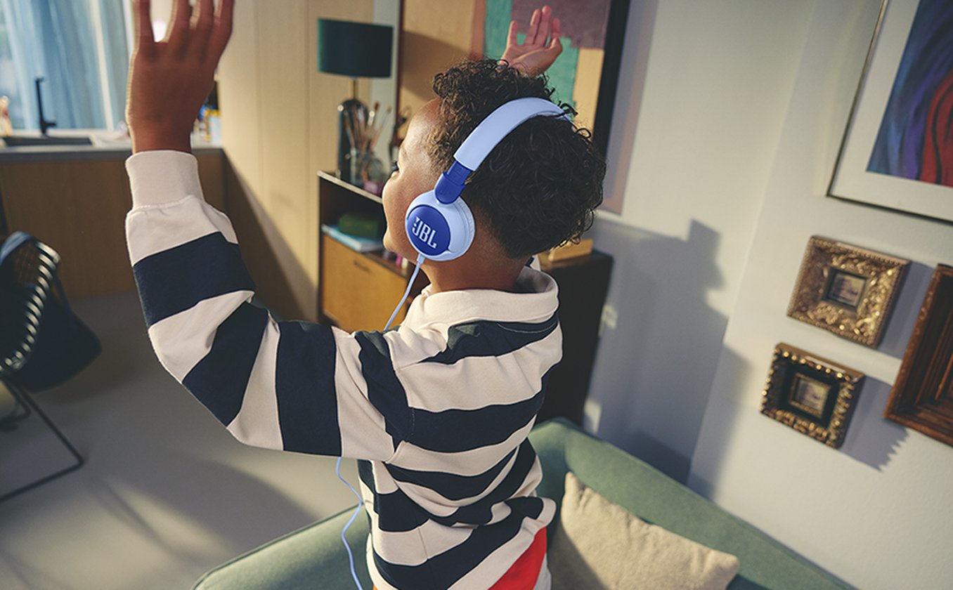 EAN 1200130015847 - JBL Junior 320 Auriculares Alámbrico Diadema Llamadas/Música Azul imagen 9