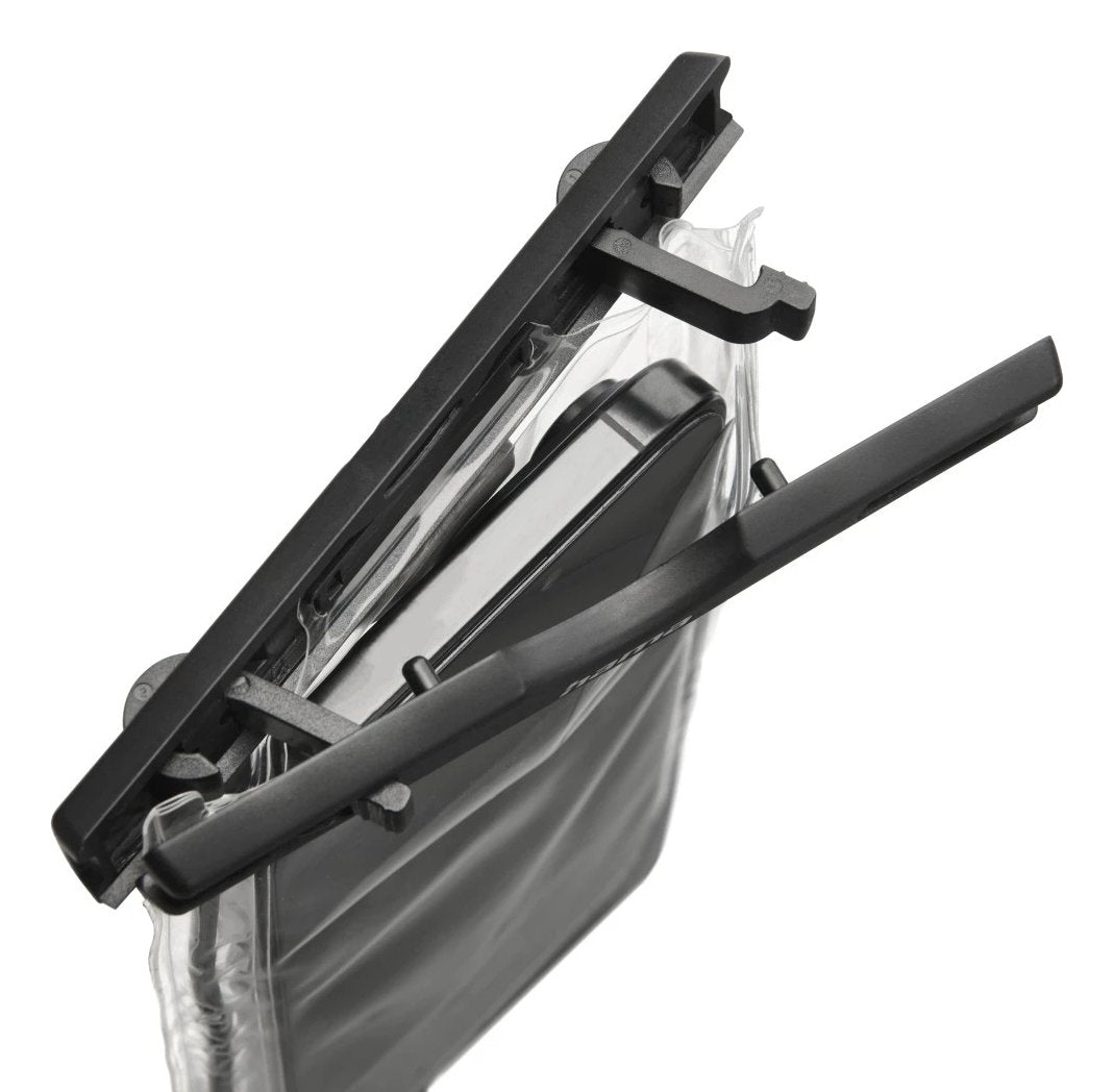 Hama Funda Impermeable Universal - Ipx8 - Cierre A Presion - Marco Fluorescente - Pvc - 12.5x1.5x20cm - Negro Y