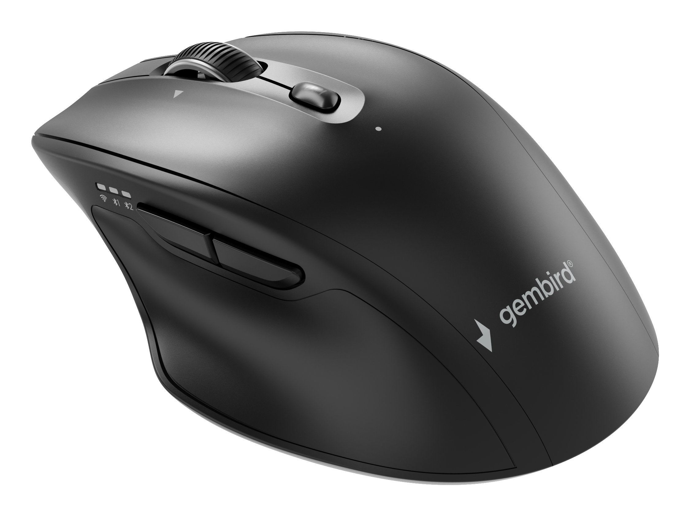 Gembird Dual-Mode 6-Button Wireless Mouse 2.4g + Bt Black